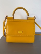Dolce & Gabbana Mini Sicily Bag in Mustard Yellow