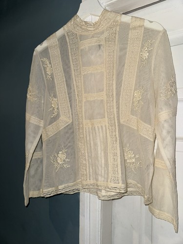 Zara cream lace embroidered - cream,