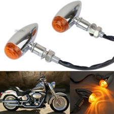 Chrome LED Bullet Turn Signal