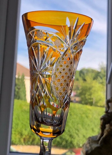 Vintage crystal cut glass - crystal,
