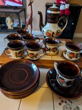 SMF Schramberg  Pottery 6 Person Coffee Set
