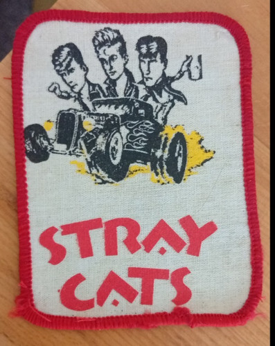 Vintage stray cats patch - stray, patch/