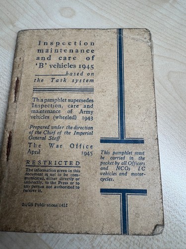 Vintage 1945 booklet - 1945,