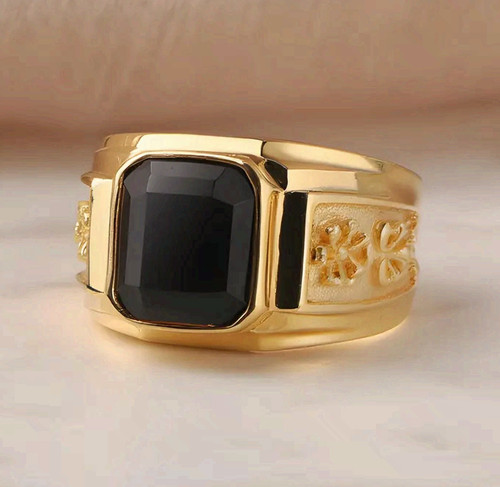 Men black onyx statement - men's,