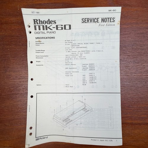 Vintage rhodes digital - rhodes,