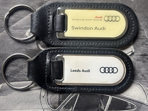 Two genuine audi keyrings - genuine,