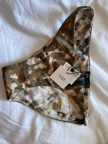Zara green abstract print - green,