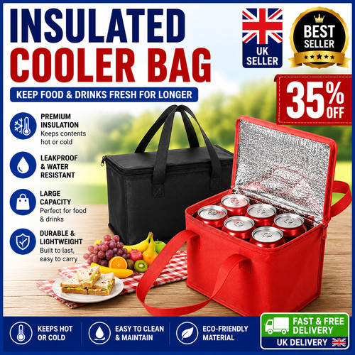 Insulated lunch cool bag - insulated,