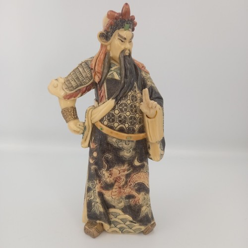Chinese scrimshaw style - , resin