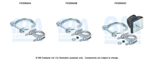 Exhaust system pipe - pipe, mounting