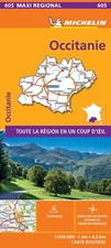 OCCITANIE France - Michelin Maxi Regional Map 605 Map France Maxi Regional