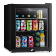 Subcold Beer Fridge 50L Drinks Cooler Table Top Mini Fridge Super50 LED Black