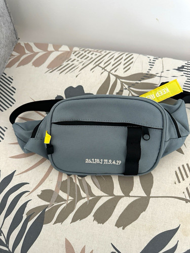 Zara grey synthetic bumbag - zara,