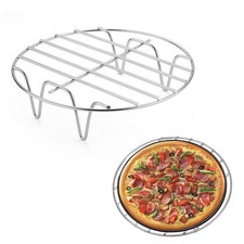 6/7/8 Inch Air Fryer Rack Stainless Steel Round Rack Basket Tray Accessories 