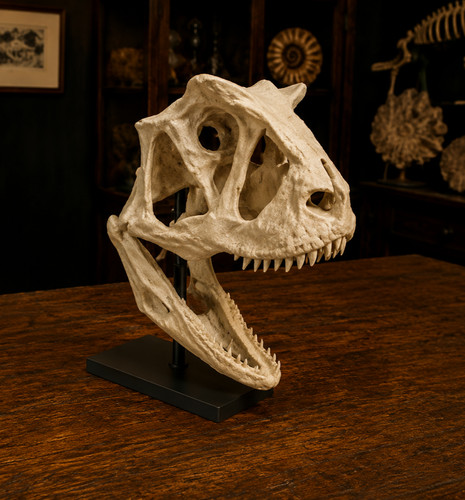 Printed carnotaurus skull - 3d,