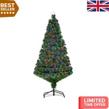 5FT Multi-Colour Pre-Lit Fibre