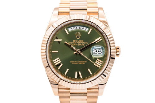 Rolex day date - rolex, 'olive'
