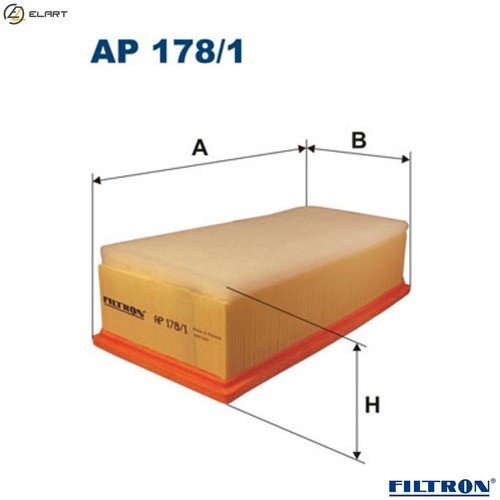 Air filter 178 - filter, 178/1