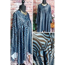 ITALY LADIES Oversized WOMENS dress tunic Lagenlook ARTY BOHO 16 18 20 22 26