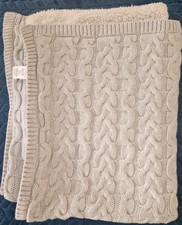 M&S Baby Knitted Blanket Grey