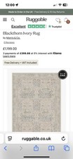 Ruggable Morris & Co “Blackthorn Ivory” Washable Rug 275x365cm (RRP £1,100)