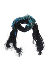 GUCCI BLACK SILK SCARF