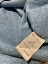 Pale Blue 100% Cotton POETRY