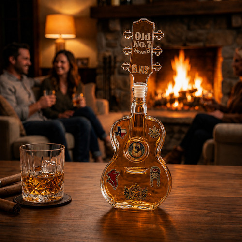 Guitar whiskey decanter - guitar, rock