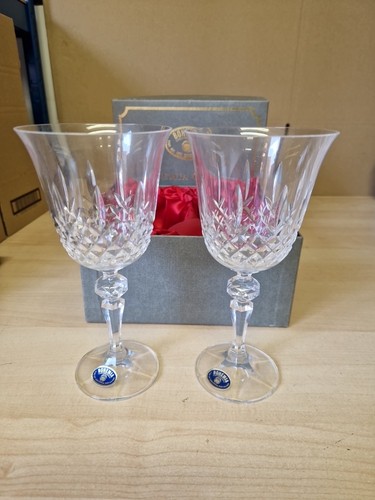 Bohemia crystal wine goblet - crystal,