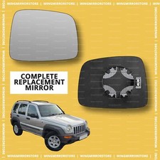 RHS Right side for Jeep Cherokee 2001-2007 wing door mirror glass heated