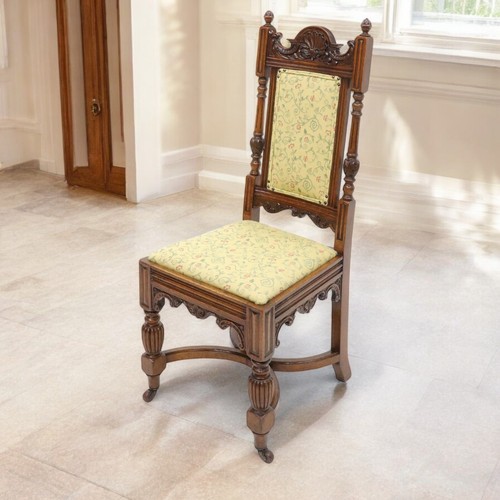 Antique carved hall bedroom - hall,
