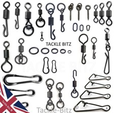 Carp Fishing Tackle Swivels Terminal End Bait Screws Quick Change Spinner rigs