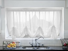 Polyester Voile Tie Blinds