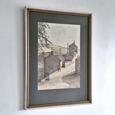 Original Watercolour Painting Todmorden Yorkshire Signed H Town