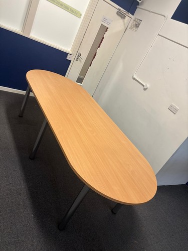 Large oval boardroom meeting - large,