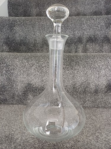 French glass drinks decanter - french,