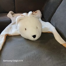 IKEA Gosingen WHITE RABBIT BUNNY RUG Play MAT PLUSH 70 X 120 Cm Approximately