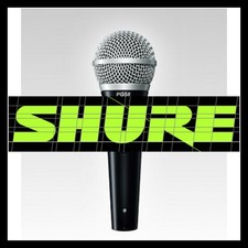 Shure PG 58 XLR Handheld Dynamic 1/2 Price Vocal Microphone W Demonstration SM