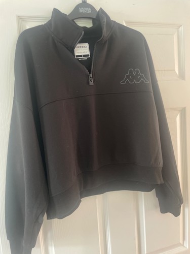 Kappa large black pullover - large,