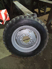 LEYLAND,NUFFIELD,MASSEY FERGUSON & FORD TRACTOR FRONT WHEEL AND TYRE, 6.00 x 16.