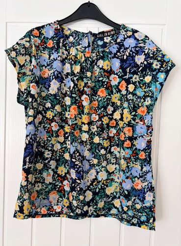 Floral top woman size 12 - floral,