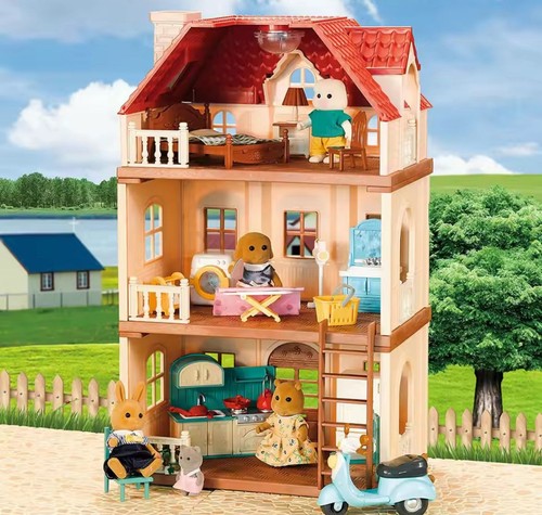 Forest family dollhouse villa - family,