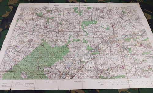 Ww1 british army map - british, "sheet