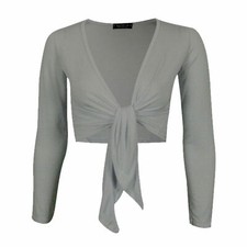 LADIES WOMANS TIE UP CROP