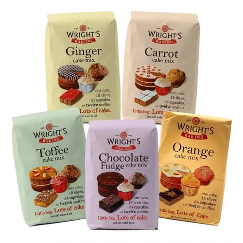 Wrights cake mix 5x500g - wrights,
