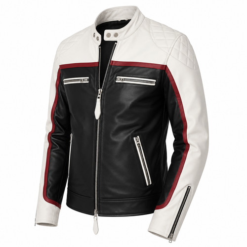 Men genuine lambskin - lambskin, leather
