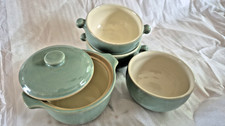 Denby Manor Green Soup Bowls
