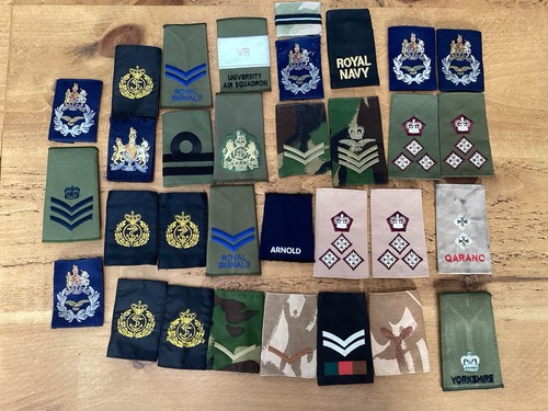 British military rank slides - british,