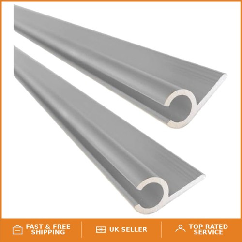 Sleek silver awning channel - awning,