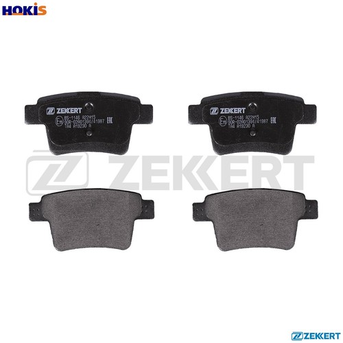 Brake pad set disc - brake,